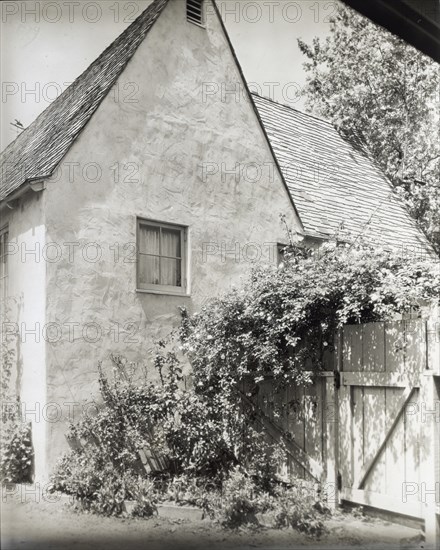 House at the "French Village," Highland Avenue, Hollywood, California, 1923. Creator: Frances Benjamin Johnston.