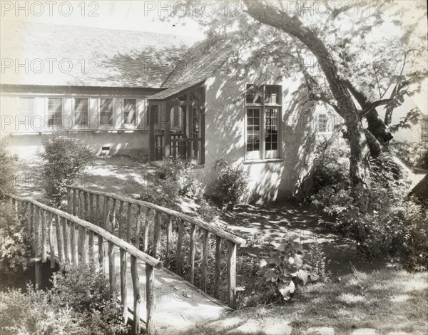 House at the "French Village", Highland Avenue, Hollywood, California, 1923. Creator: Frances Benjamin Johnston.