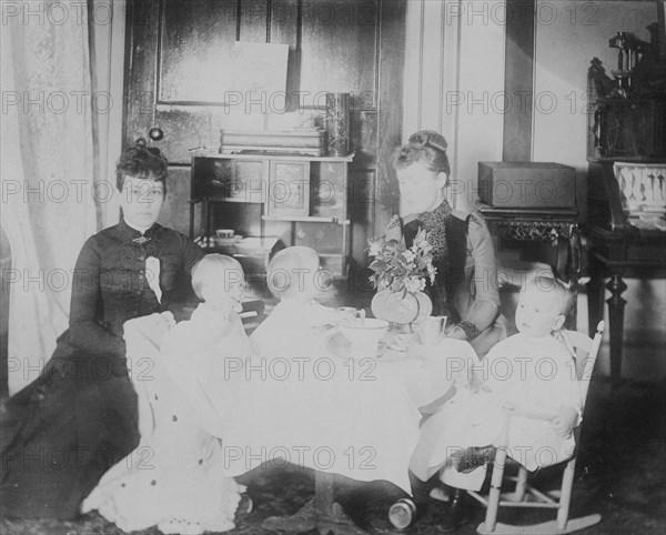 The babes of the White House, c1889. Creator: Frances Benjamin Johnston.