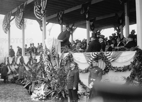 John Paul Jones - Dedication of Monument, 4/17/12 - Taft Speaking, 1912 April 17. Creator: Harris & Ewing.