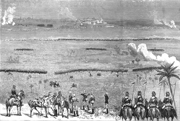 'Final Assault of the Northern Force at Delhi - Action at the Village of Mookundpoor', 1886.  Creator: Unknown.