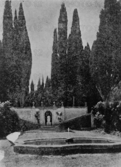 In old world gardens, an exhibition of photographs by Frances Benjamin Johnston..., 1926. Creator: Frances Benjamin Johnston.