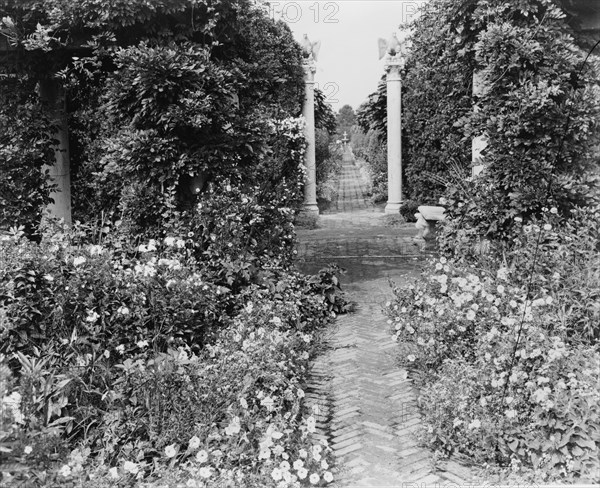 The Orchard, James Lawrence Breese house, 151 Hill Street, Southampton, New York, 1912. Creator: Frances Benjamin Johnston.