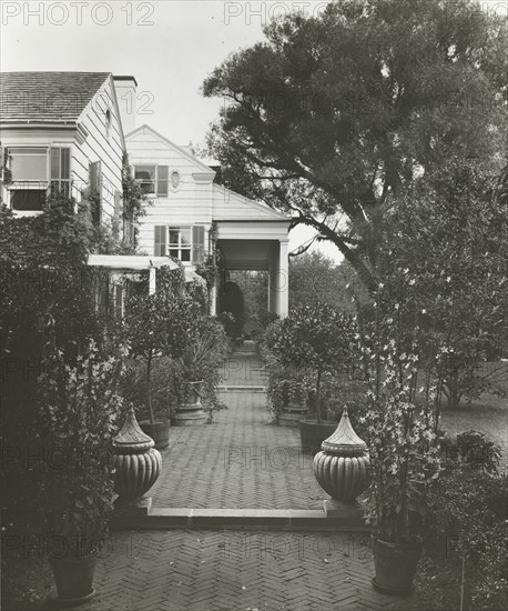 The Orchard, James Lawrence Breese house, 151 Hill Street, Southampton, New York, 1912. Creator: Frances Benjamin Johnston.