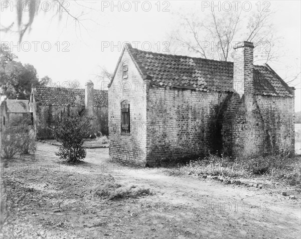 Boone Hall, buildings on grounds, Mount Pleasant vicinity, Charleston County, South Carolina, 1938. Creator: Frances Benjamin Johnston.