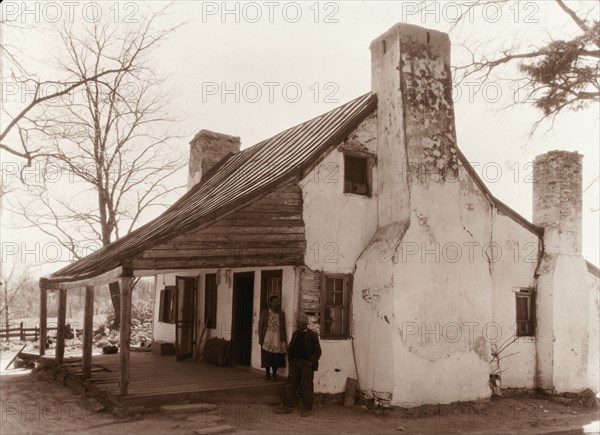 Unidentified cabin, Middleburg vicinity, Loudoun County, Virginia., between c1930 and 1939. Creator: Frances Benjamin Johnston.