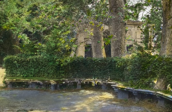 Villa Lante, Bagnaia, Lazio, Italy, 1925. Creator: Frances Benjamin Johnston.