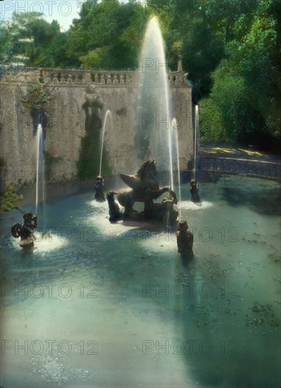 Villa Lante, Bagnaia, Lazio, Italy, 1925. Creator: Frances Benjamin Johnston.