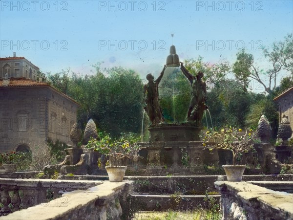 Villa Lante, Bagnaia, Lazio, Italy, 1925. Creator: Frances Benjamin Johnston.