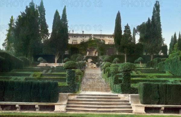 Villa I Tatti, Ponte a Mensola, near Settignano, Italy, 1925. Creator: Frances Benjamin Johnston.