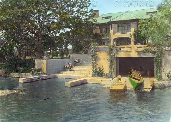 Pre`s Choisis, Albert Herter house, Georgica Pond, East Hampton, New York, c1913. Creator: Frances Benjamin Johnston.