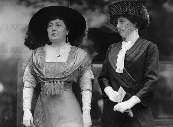 Dolly Madison Breakfast - Mrs. Norman E. Mack, Miss Laura Merriam, 1912. Creator: Harris & Ewing.