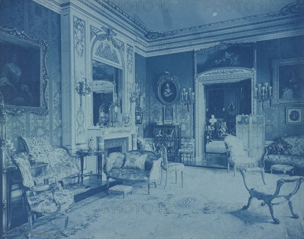 Mary Scott Townsend House, Wash., D.C.: Living room, c1910. Creator: Frances Benjamin Johnston.