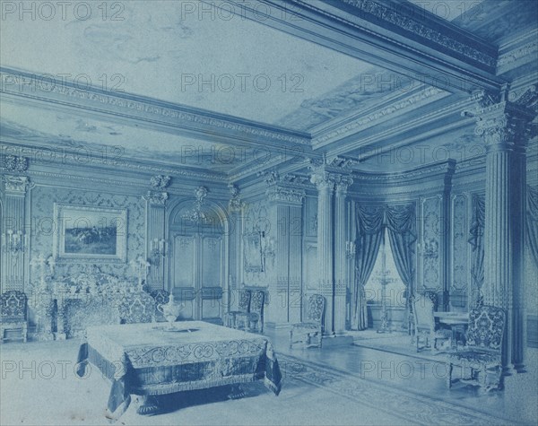 Mary Scott Townsend House, Wash., D.C.: Dining room, c1910. Creator: Frances Benjamin Johnston.