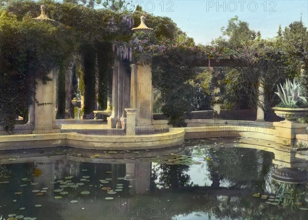 Kimberly Crest, John Alfred Kimberly house, 1325 Prospect Drive, Redlands, California, 1917. Creator: Frances Benjamin Johnston.