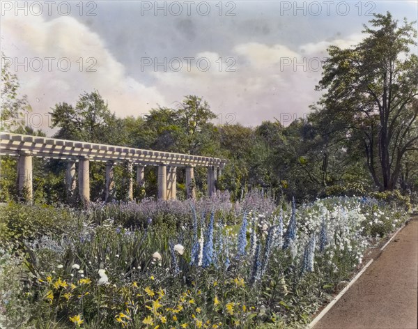 Lake Terrace, John Stoughton Newberry, Jr., house, 99 Lake Shore Drive, Grosse Pointe Farms, 1917. Creator: Frances Benjamin Johnston.