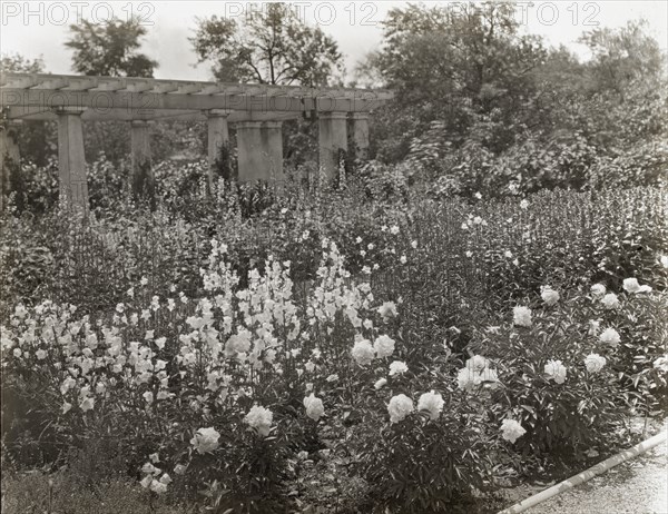 Lake Terrace, John Stoughton Newberry, Jr., house, 99 Lake Shore Drive, Grosse Pointe Farms, 1917. Creator: Frances Benjamin Johnston.