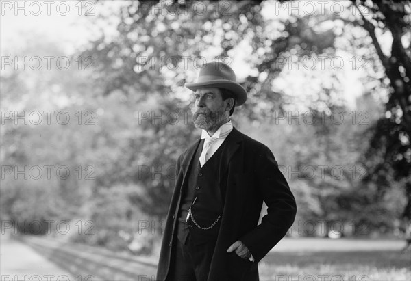 Charles Evans Hughes, Governor of New York, Associate Justice of Supreme Court, Chief Justice, 1912. Creator: Harris & Ewing.