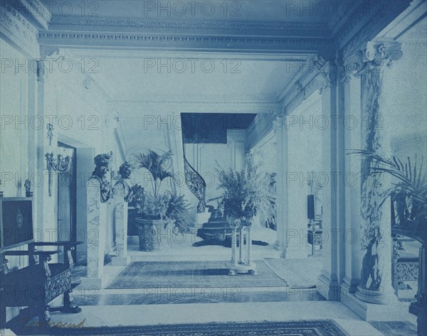 Mary Scott Townsend House, Wash., D.C.: Hallway of lobby, c1910. Creator: Frances Benjamin Johnston.