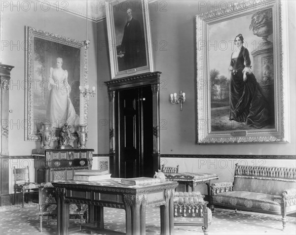 Red Room, White House, Washington, D.C., c1890. Creator: Frances Benjamin Johnston.