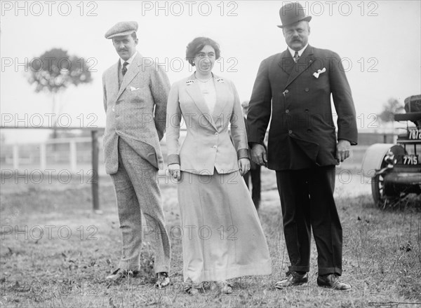 Mrs. Edward Beale McLean with Husband, 1911. Creator: Harris & Ewing.