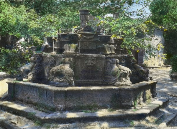 Villa Lante, Bagnaia, Lazio, Italy, 1925. Creator: Frances Benjamin Johnston.