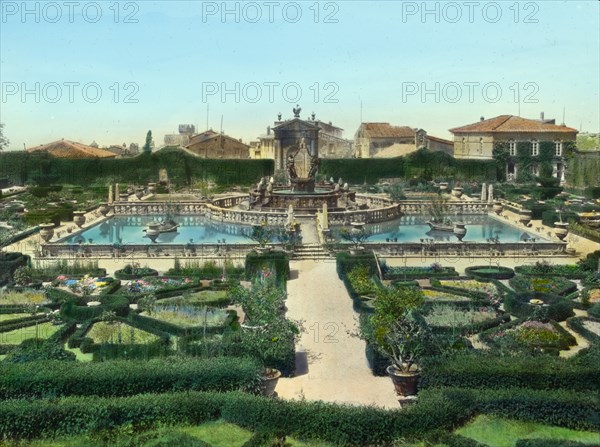 Villa Lante, Bagnaia, Lazio, Italy, 1925. Creator: Frances Benjamin Johnston.