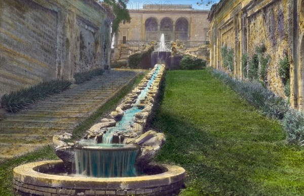 Villa Farnese, Caprarola, Lazio, Italy, 1925. Creator: Frances Benjamin Johnston.