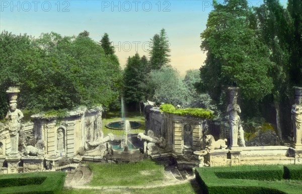 Villa Farnese, Caprarola, Lazio, Italy, 1925. Creator: Frances Benjamin Johnston.