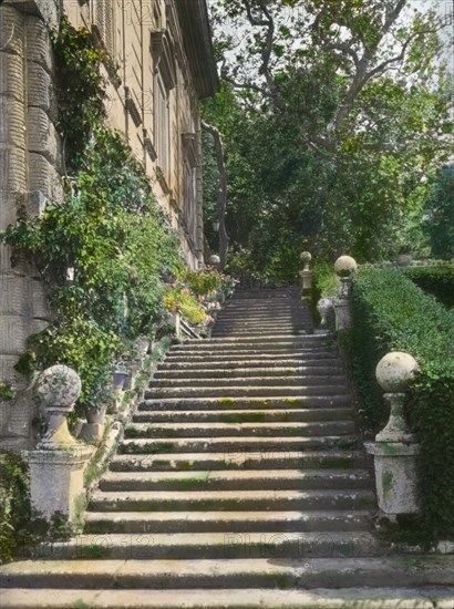Villa Lante, Bagnaia, Lazio, Italy, 1925. Creator: Frances Benjamin Johnston.