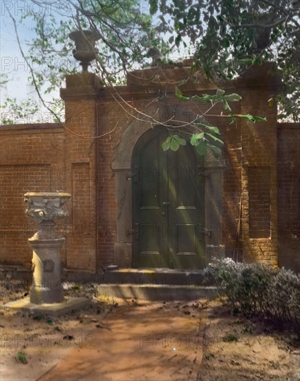 William Corcoran Eustis house, H Street and Connecticut Avenue, N.W., Washington, D.C., c1895-1900. Creator: Frances Benjamin Johnston.