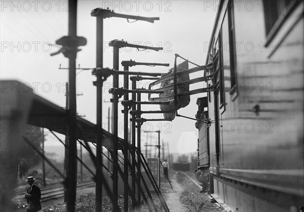 Post office Department, Hupp Auto Railway Service, 1912. Creator: Harris & Ewing.