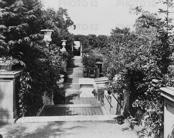 Weld, Larz Anderson house, 151 Newton Street, Brookline, Massachusetts, c1914. Creator: Frances Benjamin Johnston.