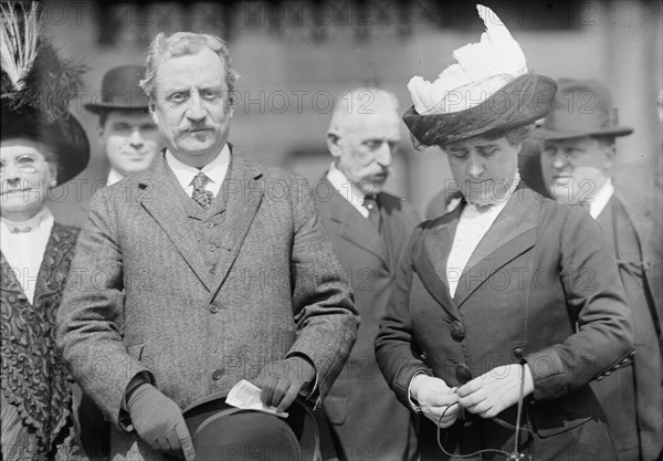 William D. Redmond M.P., Ireland, with Mrs. Redmond., 1912. Creator: Harris & Ewing.