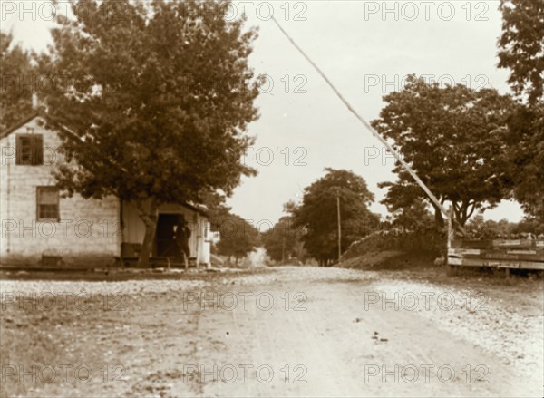 Toll gate on Winchester Pike, Virginia, 1900 or 1901, printed later. Creator: Frances Benjamin Johnston.