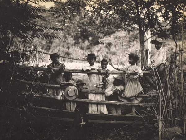 Snicker's Gap. Watching the stage go by, between 1900 and 1901. Creator: Frances Benjamin Johnston.