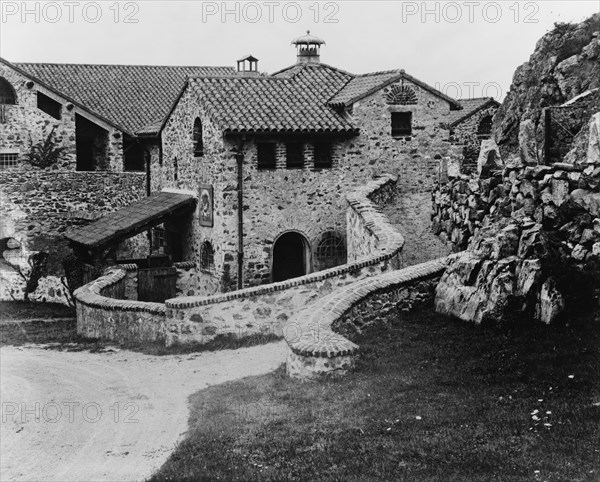 Surprise Valley Farm, Arthur Curtiss James property, Beacon Hill Road, Newport, Rhode Island, 1917 Creator: Frances Benjamin Johnston.