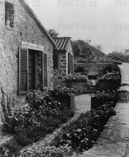 Surprise Valley Farm, Arthur Curtiss James property, Beacon Hill Road, Newport, Rhode Island, 1917 Creator: Frances Benjamin Johnston.