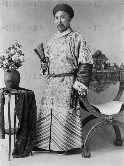 Wu-Ting-Fang, Chinese minister, in Washington, D.C., c1900 Dec. 6. Creator: Frances Benjamin Johnston.