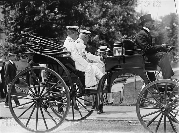 Marshal-Admiral the Marquis Togo Heihachiro and Captain John H. Gibbons...Annapolis, Maryland, 1911. Creator: Harris & Ewing.