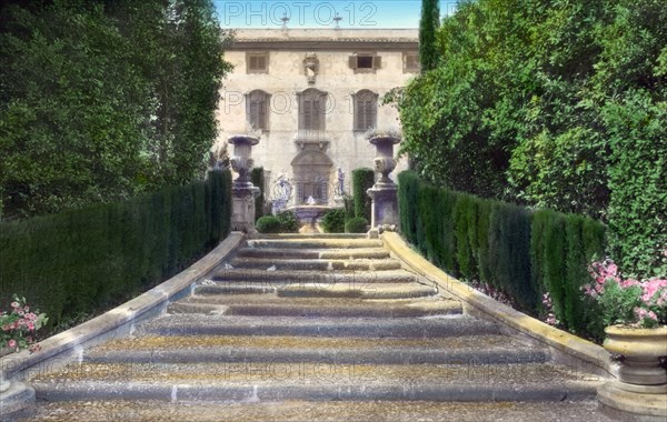 Villa La Pietra, via Bolognese, 120, Florence, Tuscany, Italy, 1925. Creator: Frances Benjamin Johnston.