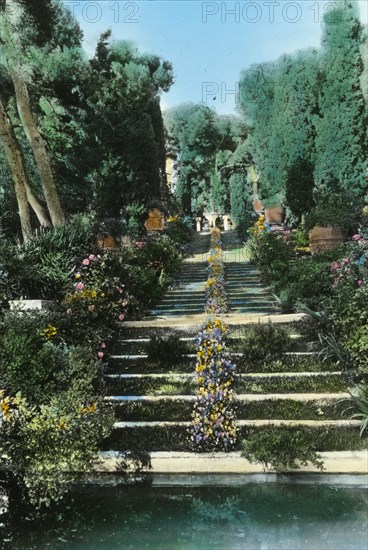 Villa Torre Clementina, Louis Antoine Stern house, Avenue Impe´ratrice Euge´nie..., France, 1925. Creator: Frances Benjamin Johnston.