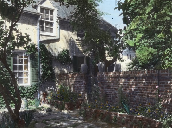 Thomas R. Boggs house, 301-305 Amelia Street, Fredericksburg, Virginia, 1920. Creator: Frances Benjamin Johnston.