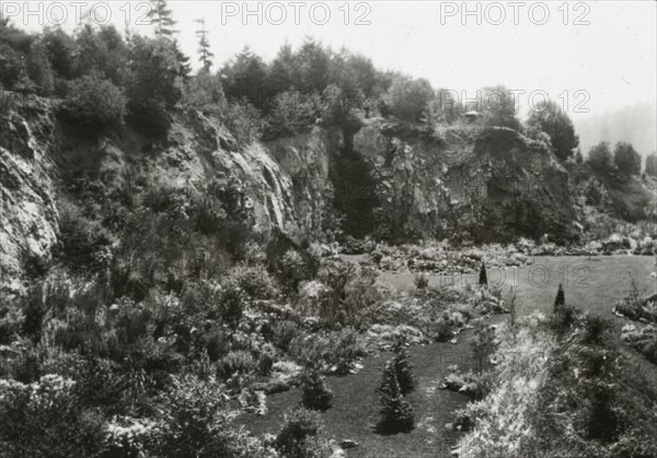 Benvenuto, Robert Pim Butchart house, 800 Benvenuto Avenue, Central Saanich..., Canada, 1923. Creator: Frances Benjamin Johnston.