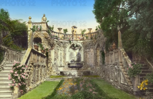 Villa Gamberaia, Bagnaia, Lazio, Italy, 1925. Creator: Frances Benjamin Johnston.