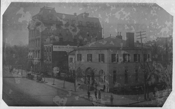 Riggs Bank - the Dept. of Justice for A.P.A., 1888. Creator: Frances Benjamin Johnston.