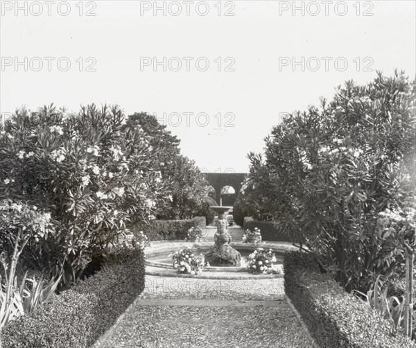 Villa Gamberaia, Settignano, Tuscany, Italy, 1925. Creator: Frances Benjamin Johnston.