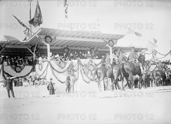 Columbus Memorial. Parade At Unveiling, 1912. Creator: Harris & Ewing.