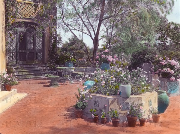 Pre`s Choisis, Albert Herter house, Georgica Pond, East Hampton, New York, 1913. Creator: Frances Benjamin Johnston.