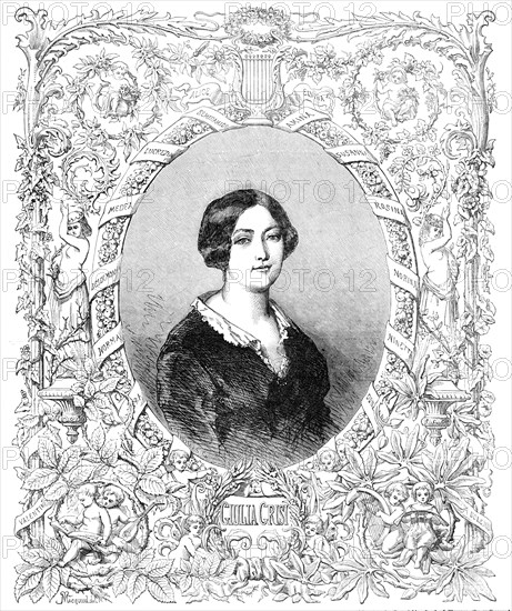 Giulia Grisi, 1854. Creator: Unknown.